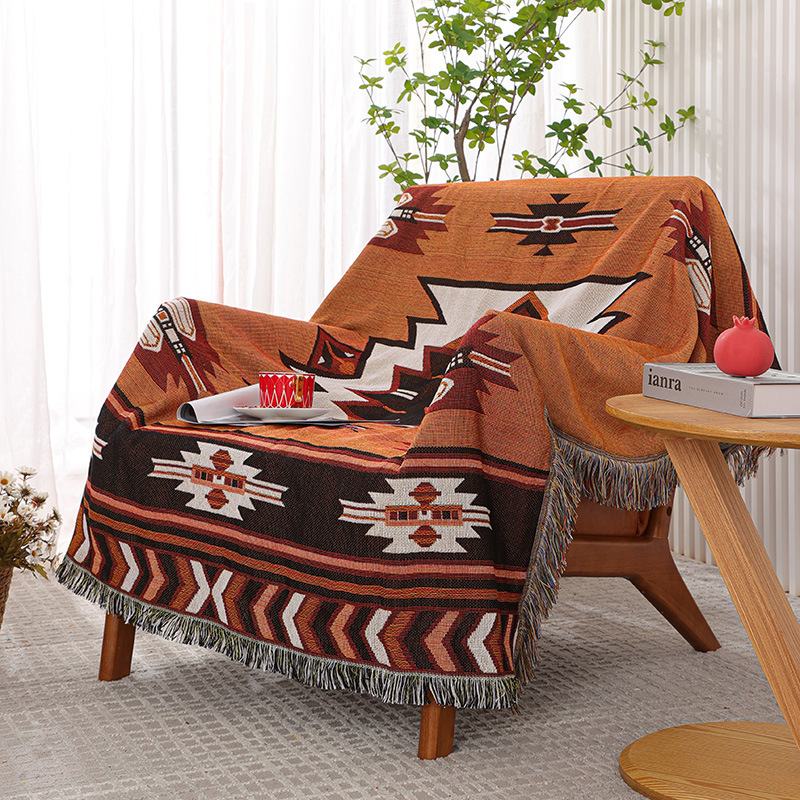 Nordic Seattle Sofa Blanket Export Single Sofa Towel Cross-border Double-sided Sofa Cover Camping Outdoor Blanket