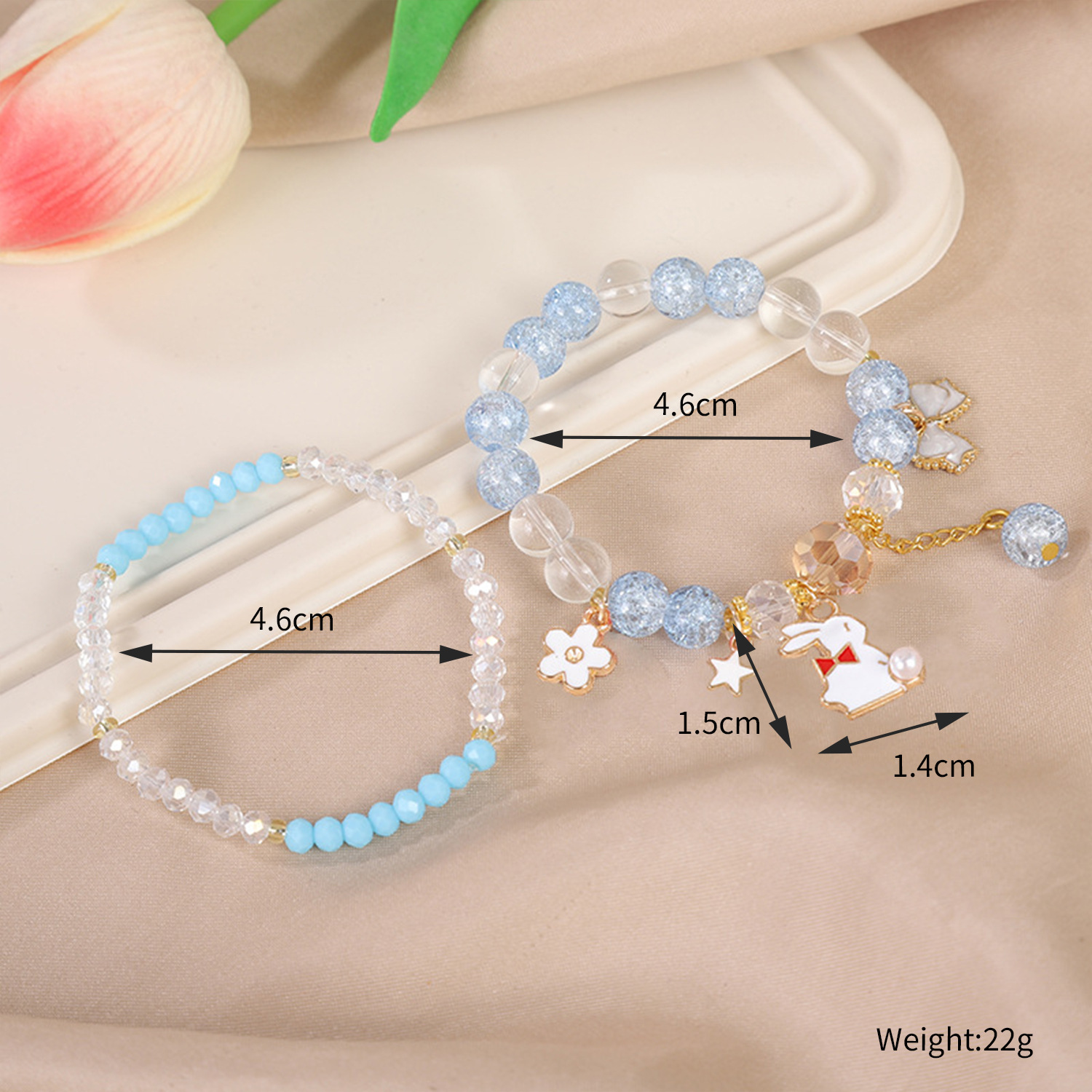 Picture of Children's Bracelet Bracelet Bracelet Beaded Crystal Women's Cute Students Girls' Bracelet Children's Gift