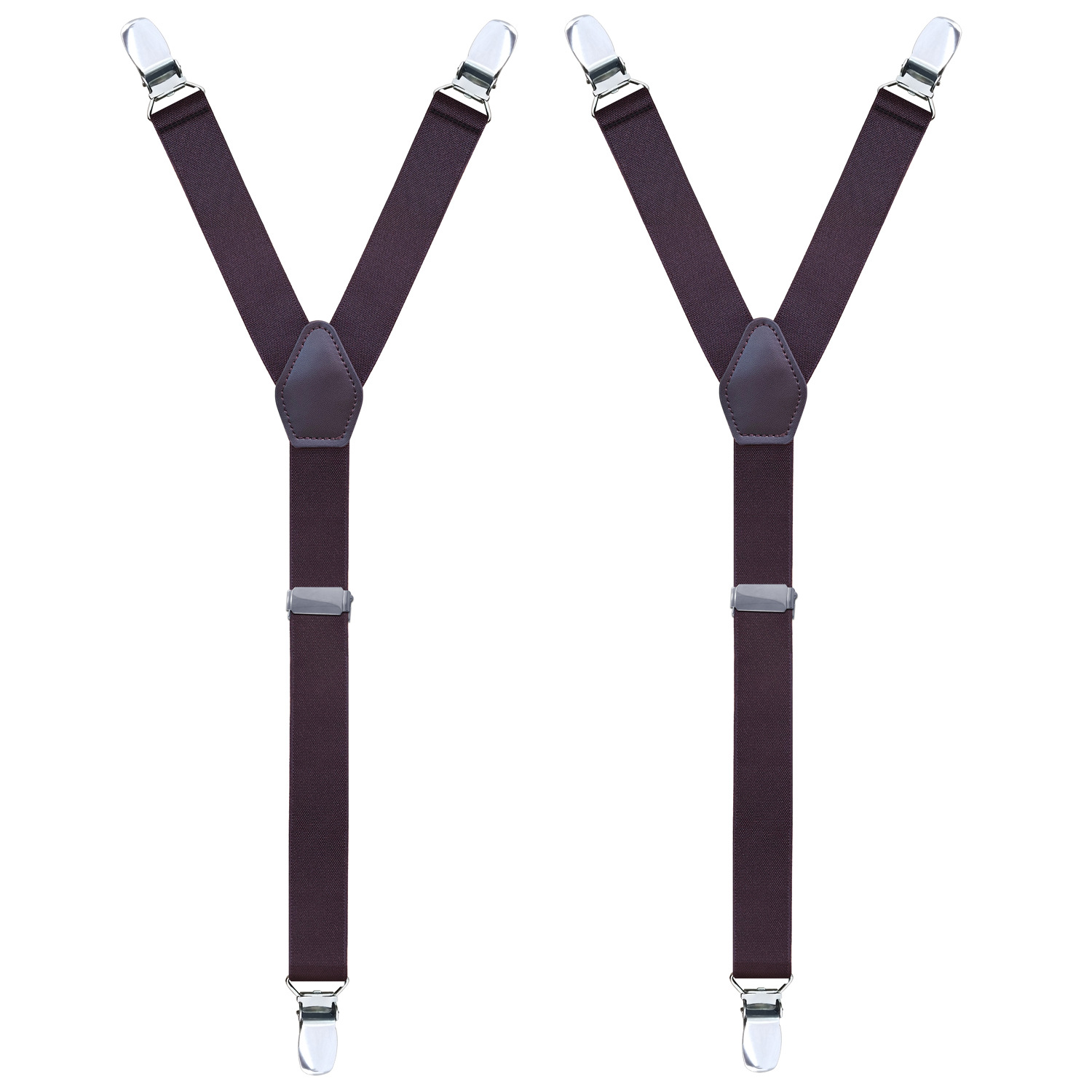 Picture of Cross-Border Supply Adult Men's Shirt Non-Slip Anti-Wrinkle Elastic Jacquard Three-Clip Y-Style Garter Fixed Clip