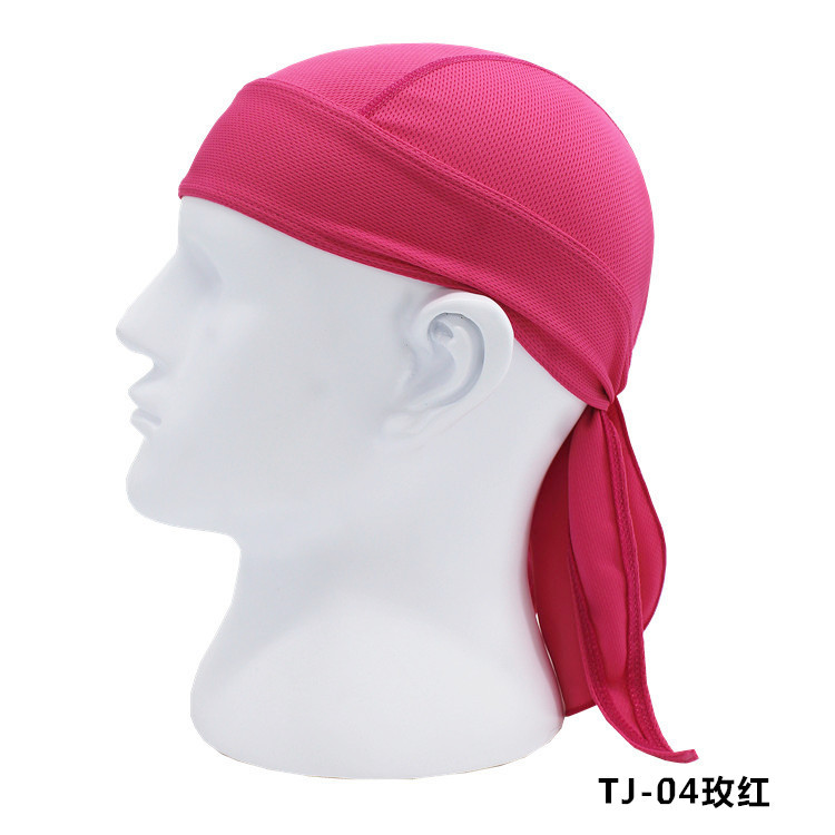 Picture of Outdoor Cycling Pirate Hat Quick-Drying Sports Turban Moisture-Wicking Breathable Sun Protection Hood Pirate Turban Small Hat