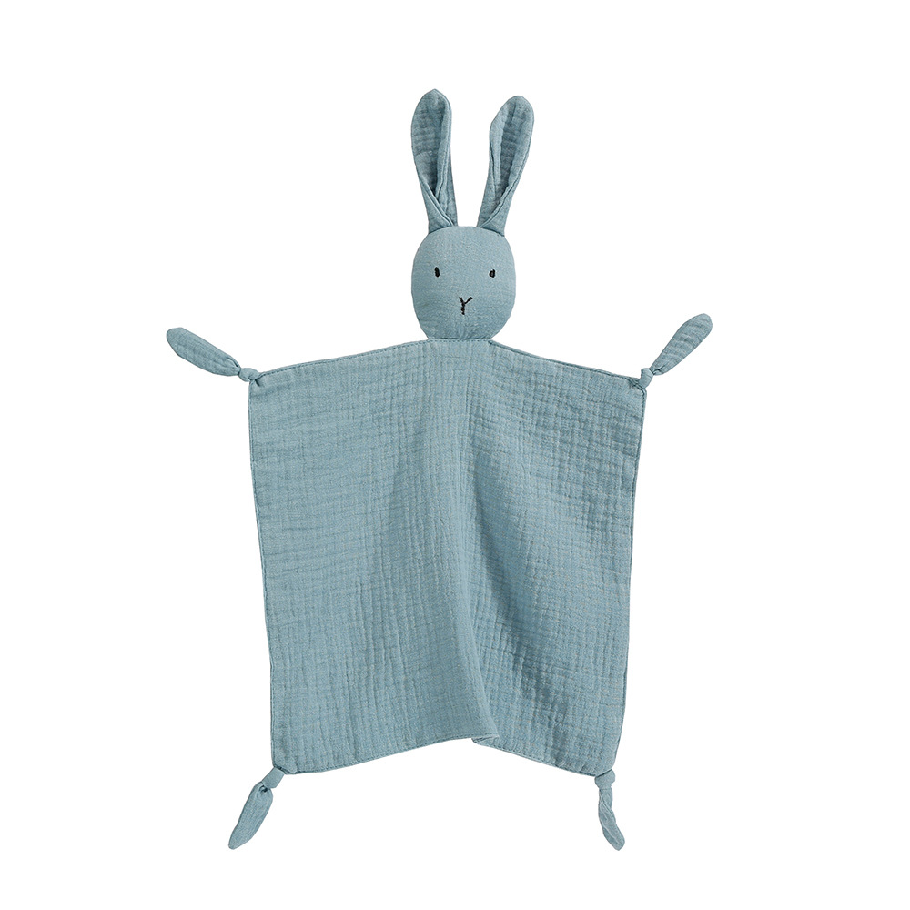 Picture of Yin Xiuli Baby Cotton Gauze Anting Towel Baby Sleeping Doll Rabbit Packing Handkerchief Packing Toys Cross Border