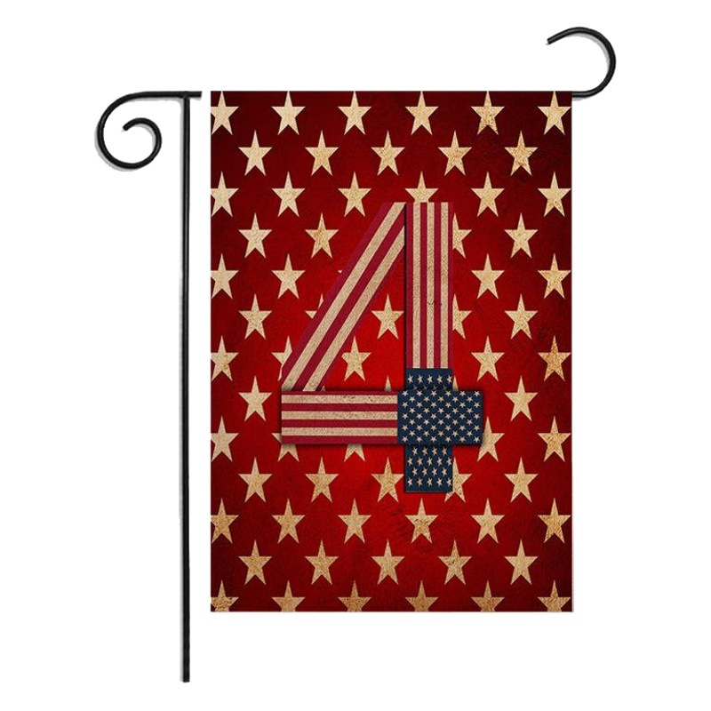 Cross-border US Independence Day Garden Flag Festival Flag Double-sided Digital Printing Factory Supply