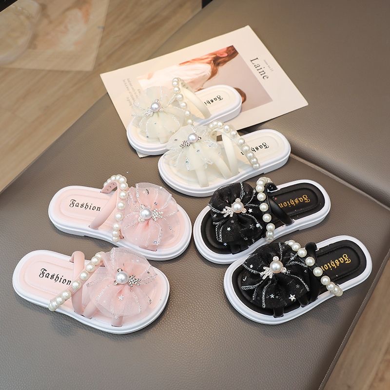 Picture of Girls Slippers Summer 2025 New Style Indoor and Outdoor Wear Non-Slip Soft Sole Wear-Resistant Cute Princess Style Slippers