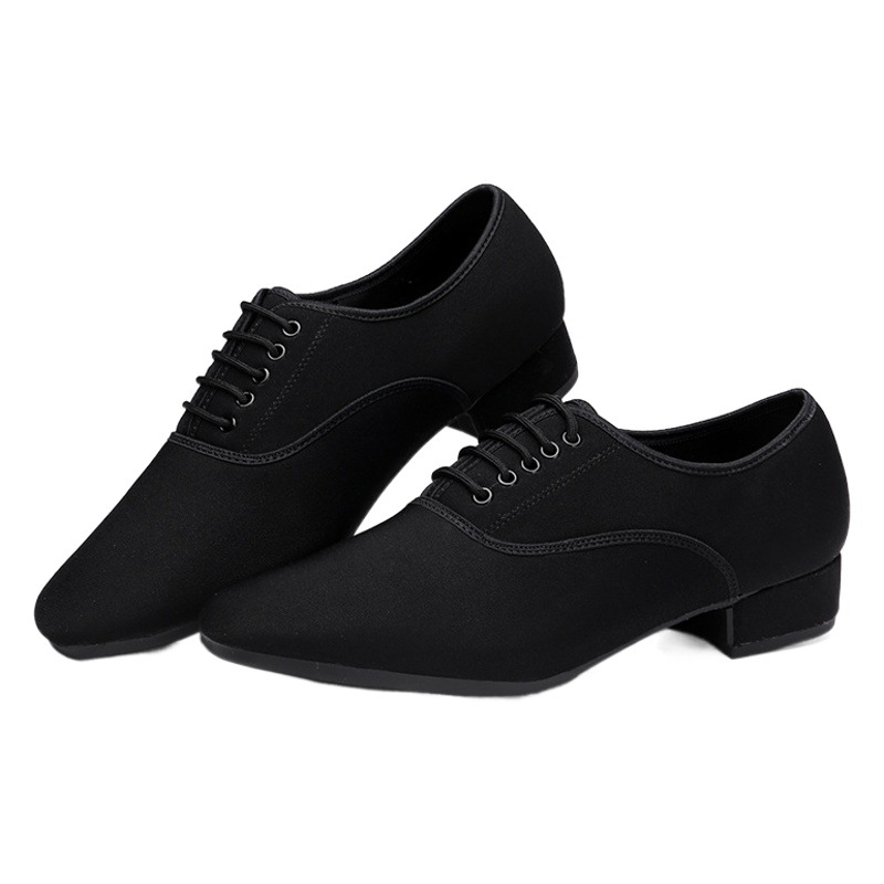 Dance handkerchief men's modern dance shoes Waltz tango pas de deux national standard dance shoes soft soled Indoor cross-border plus size