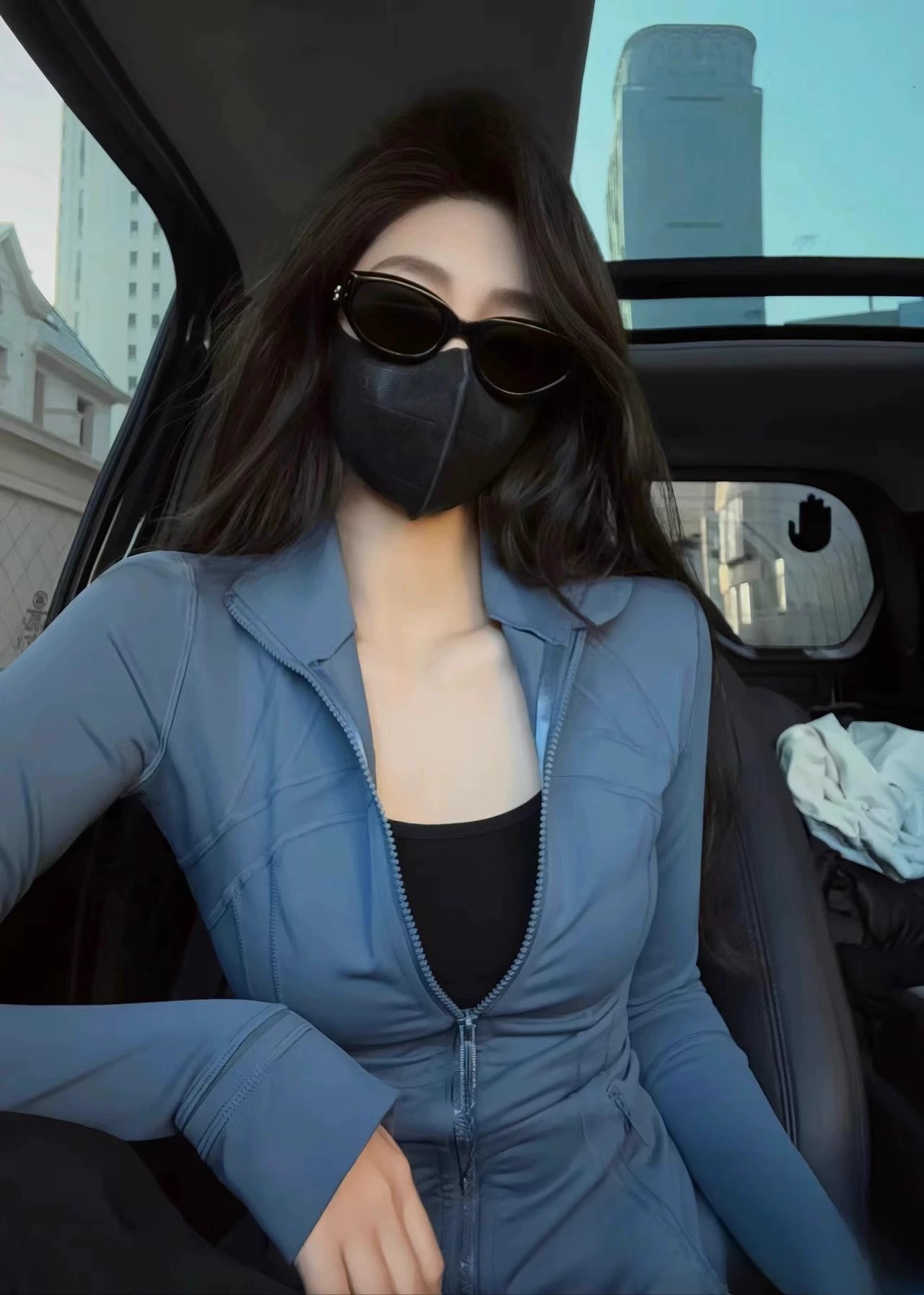 Picture of Lulu Same Style Spring and Autumn Women's Sports Jacket Yoga Clothes Top Casual Outdoor Collar Long Yoga Long Sleeve Jacket