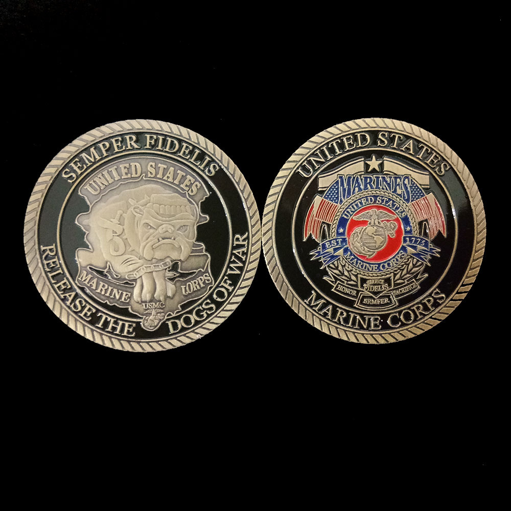American Marine Corps War Memorial Coin American Navy Dog Ancient Bronze Coin Fans Pirate Coins Pirate Coins