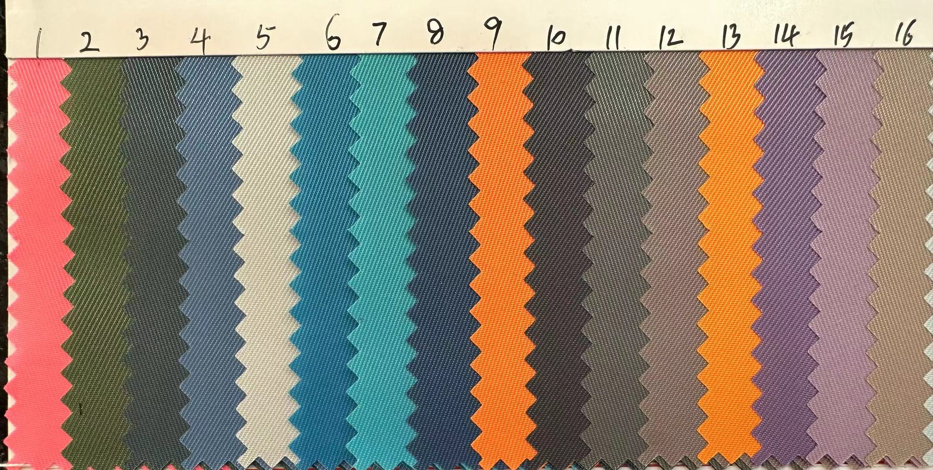 Picture of 230D double-sided twill Oxford cloth bag cloth bag fabric polyester cloth 200 color in stock supply