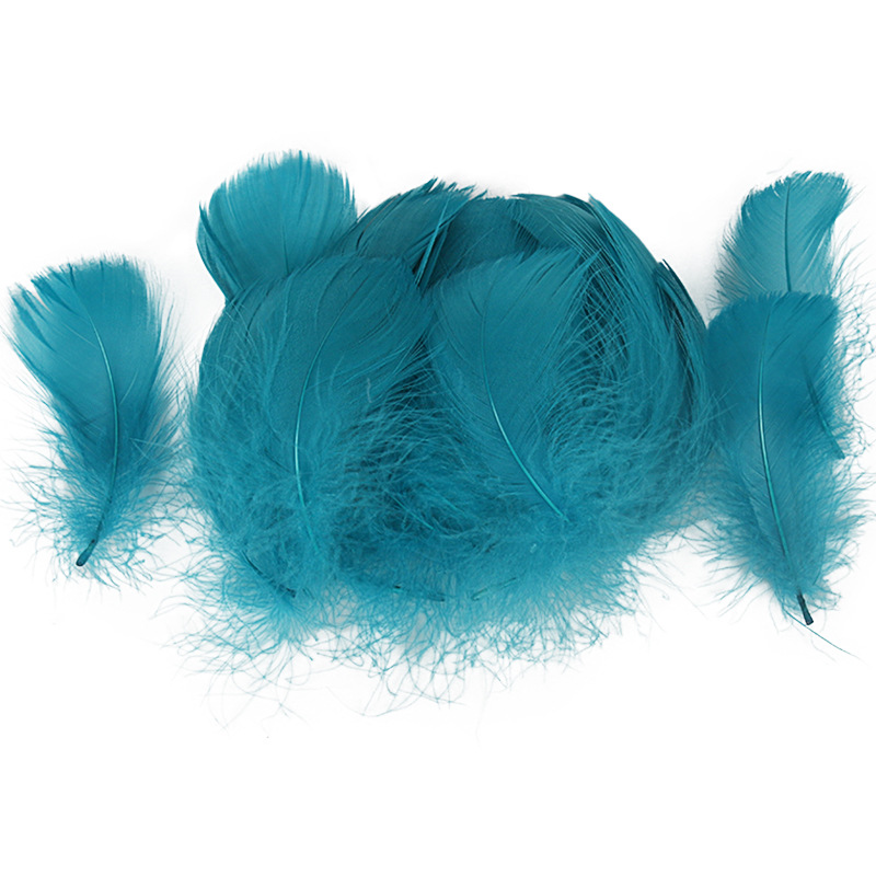 Picture of Special offer about 100 colored small floating feathers goose feather diy jewelry festival scene decoration filler feathers