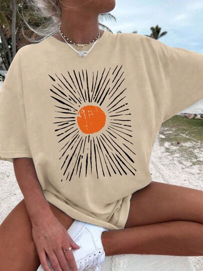 Picture of T-shirt new foreign trade women's AliExpress ebay Amazon hot explosions European and American women's clothing