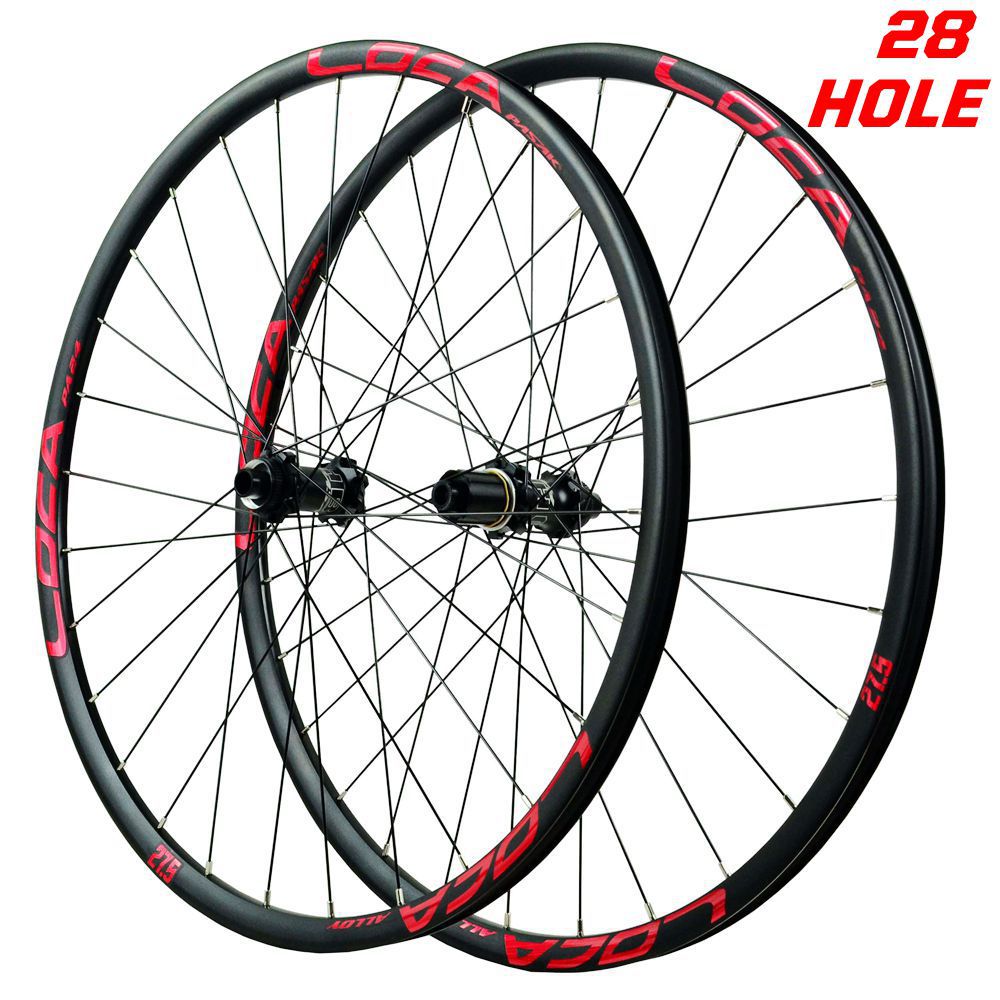 Picture of Mountain bike direct pull wheel set 26/27.5 lock 28 hole 700C off-road disc brake road wheel set 54T planetary ratchet
