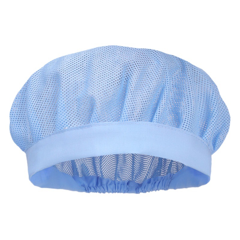 Canteen Restaurant Breathable Mesh Dust Cap Factory Workshop Multi-Color Work Hat Kitchen Smoke-Proof Chef Hat Wholesale
