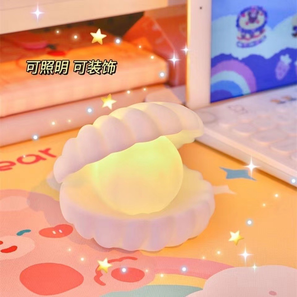 Net red led shell night light cartoon creative night market stall supply children's luminous toys wholesale gifts