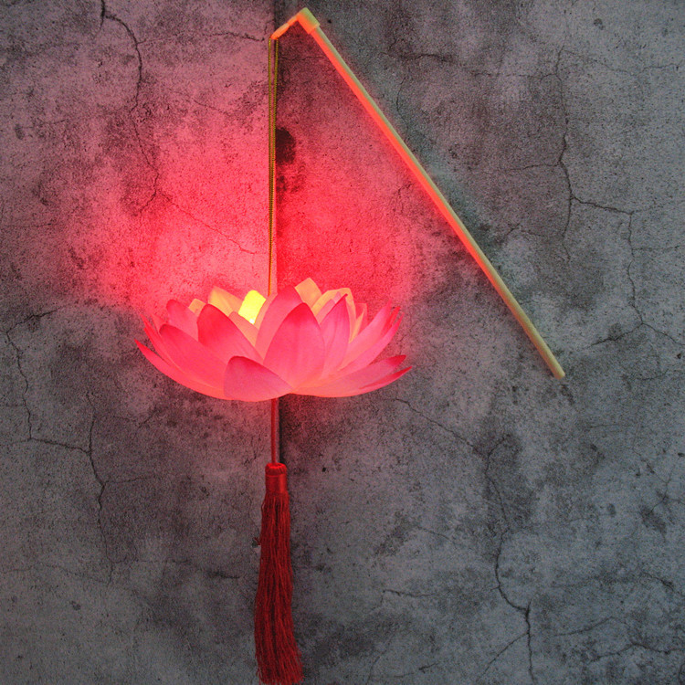 Picture of LED portable lotus lamp children's toy lantern festival dance photo photo props lamp factory direct supply