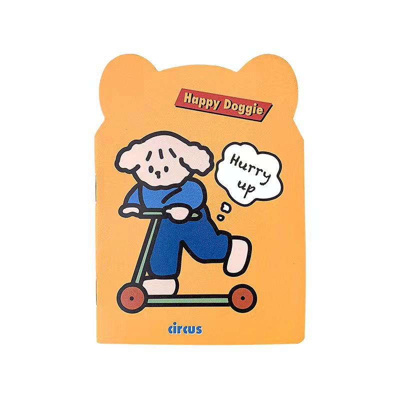 Picture of Student Notebook cute girl heart small notebook portable portable small notepad learning pocket horizontal line book