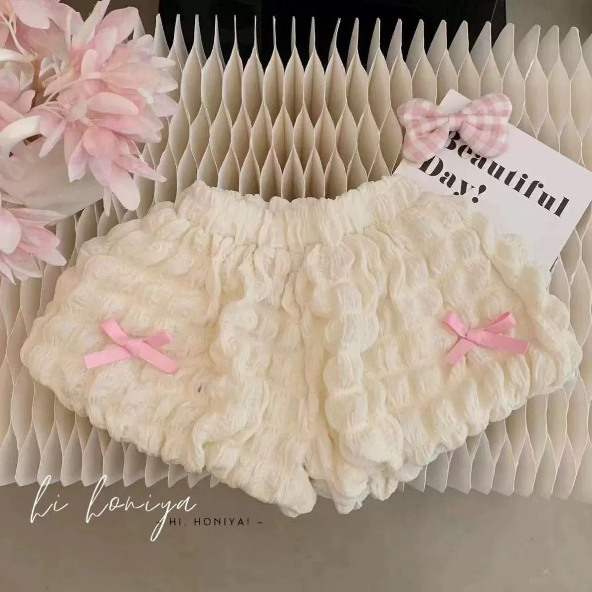 Picture of Girls' Summer Dress suit 2023 New Arrival Female Baby Korean Style Fashionable Short-sleeved Girl's Flower-bud Pants Summer Two-piece Set