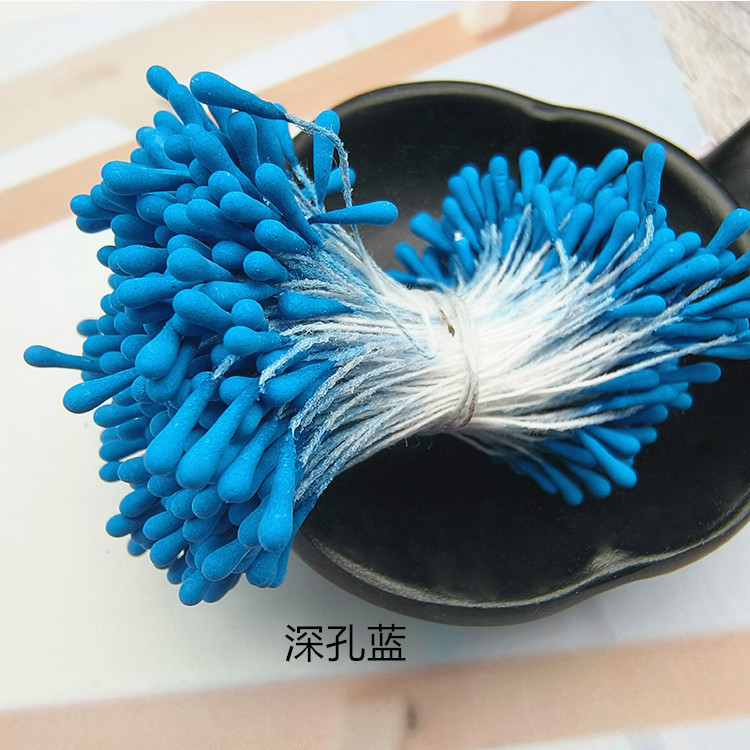 Picture of Wholesale Korean Style Handmade DIY Hair Accessories High Simulation Flower Stamens Material 2mm Matte Round Match Head Flower Heart Flower Stamens