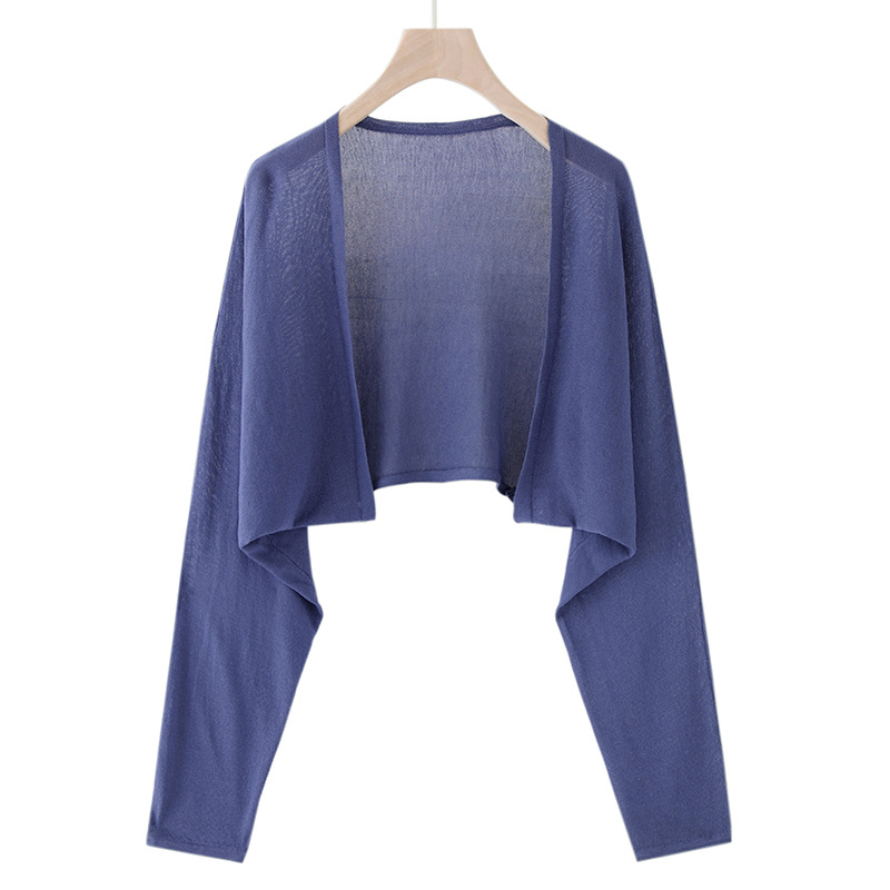 Picture of Cross-Border Summer Ice Silk White Blouse Plus Size Top with Sun Protection Shirt Thin Jacket Sun Protection Clothing Air-Conditioned Shirt Women Summer