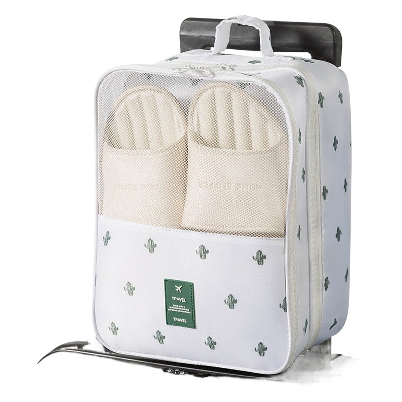 New travel storage three-layer shoe bag Oxford cloth upgrade shoe bag waterproof storage bag travel portable storage shoe bag