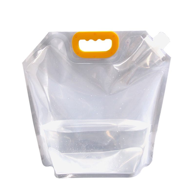Picture of Beer Suction Nozzle Bag Large Diameter Thickened Self-standing Water Bag Food Suction Nozzle Bag Portable Water Bag Suction Nozzle Packaging Bag
