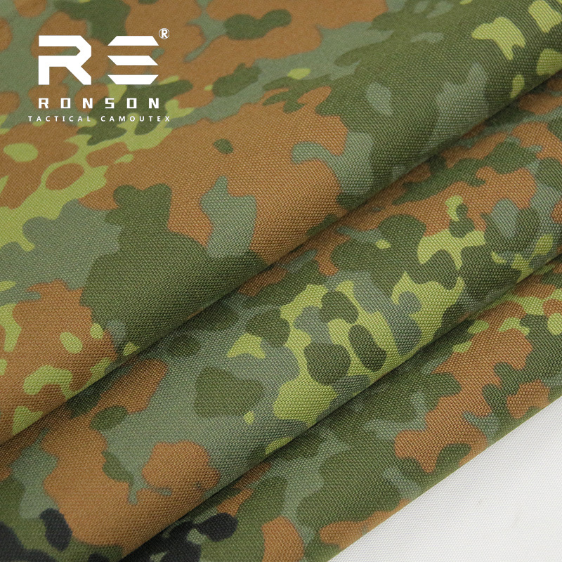 Picture of FLECTARN German Spotted Jungle Camouflage 1000D Empty Variable Silk Polyester Lacquable Waterproof Oxford Cloth