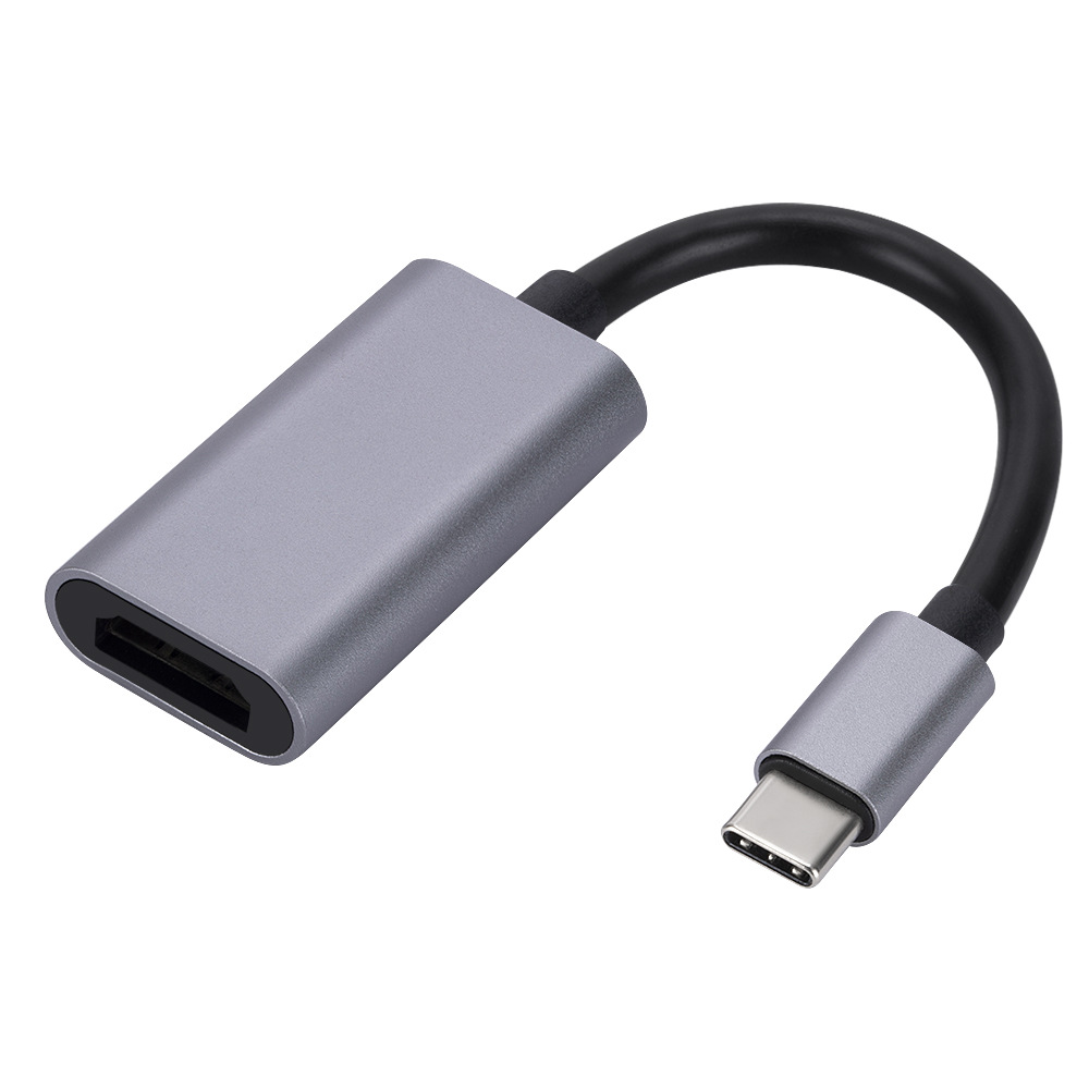Picture of Aluminum Alloy type-c to hdmi adapter cable 4K HD projection screen mobile phone laptop to large screen converter