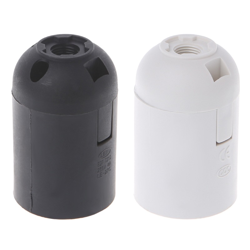 Picture of E27 plastic lamp holder holder cassette light body full teeth half teeth chandelier table lamp floor lamp wall lamp cap CE certification