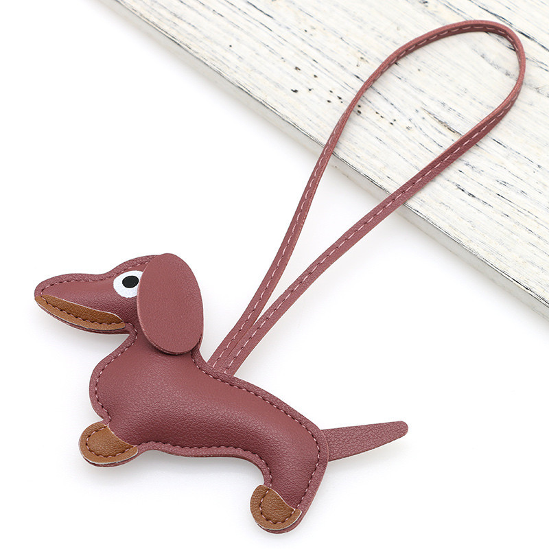 Picture of New Cartoon Personalized Keychain Bag Pendant Miu Series Dachshund Animal Shape Bag Pendant Decoration Wholesale