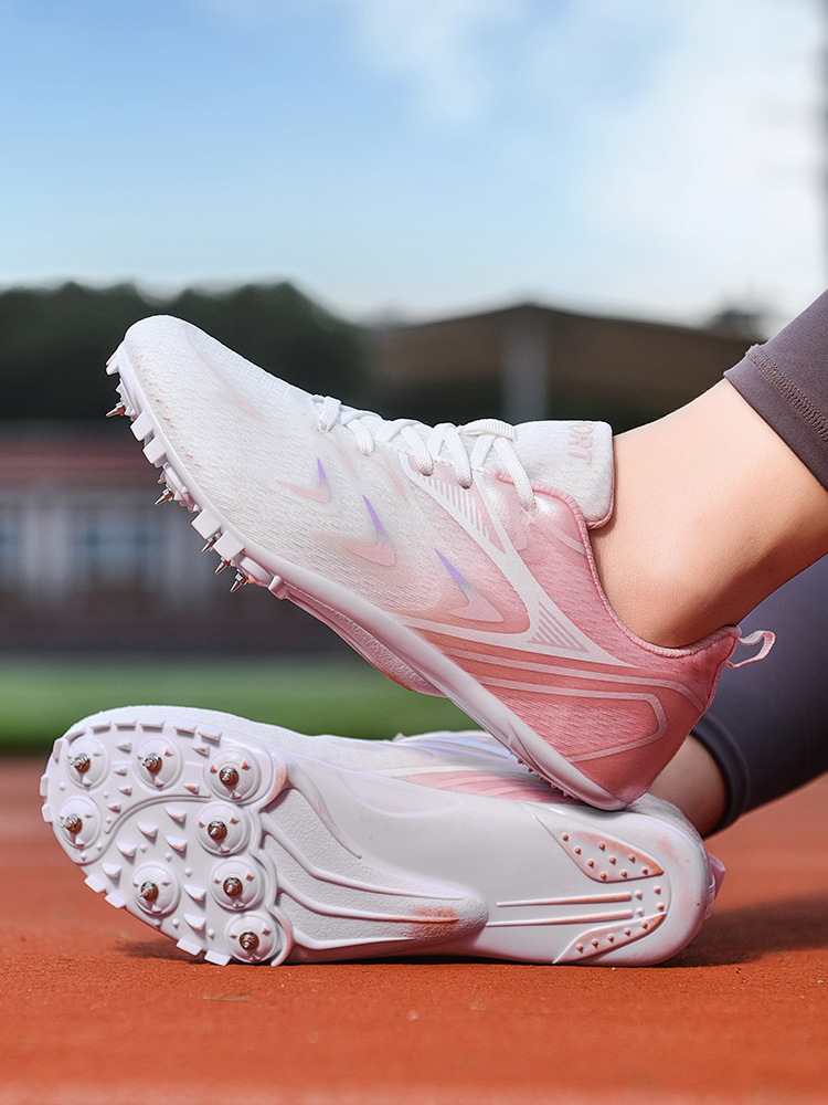 New Track and Field Shoes Nail Shoes Games Sprint Competition Men's and Women's High School Entrance Examination Student Training Professional Track and Field Eight Nail Shoes