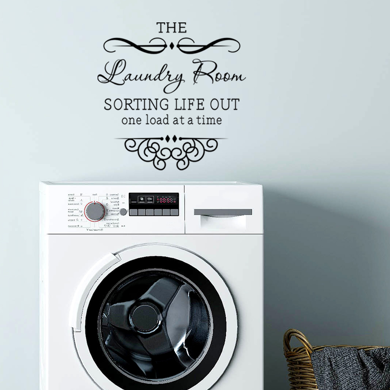 THELAUNDRY Laundry English Proverbs Decorative Wall Stickers Cross Border Removable Wall Stickers Laundry ph1922