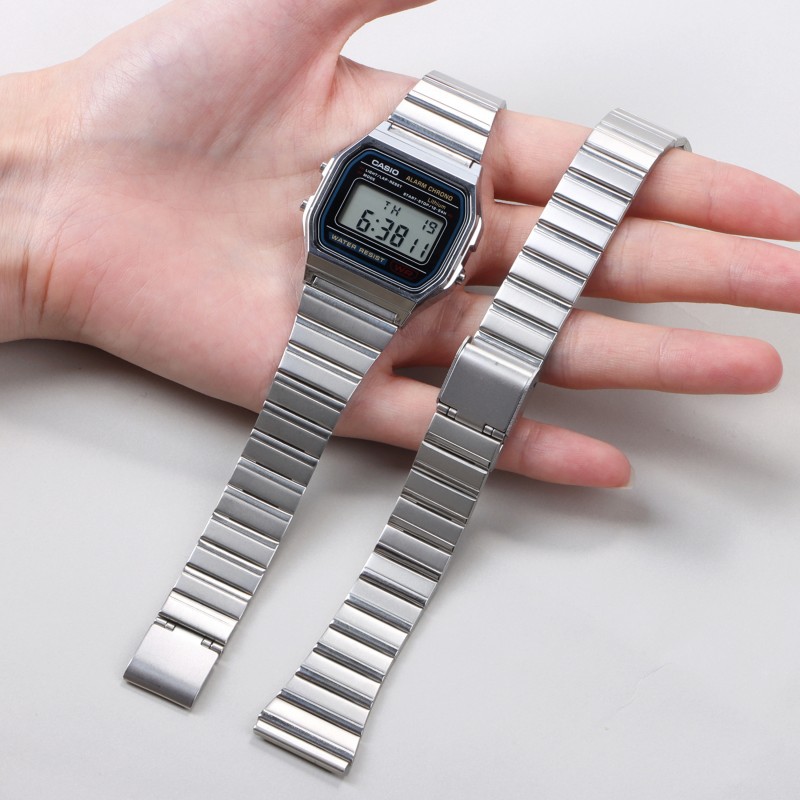 Picture of New retro steel strap for Cassib F91 AQ-S810W stainless steel strap 18/20mm in stock