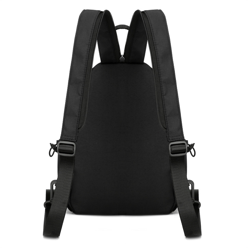 Picture of Casual all-match chest bag fashionable waterproof nylon cloth bag trendy outdoor shopping handbag multi-functional backpack