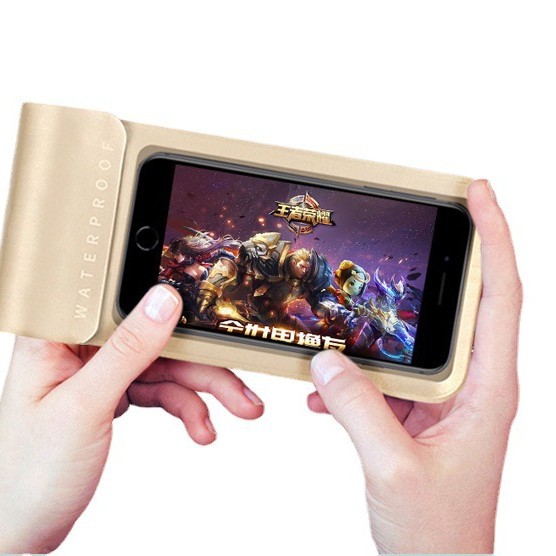 Picture of Take-out rider mobile phone waterproof bag tpu touch screen dustproof and waterproof mobile phone bag for charging treasure mobile phone waterproof case