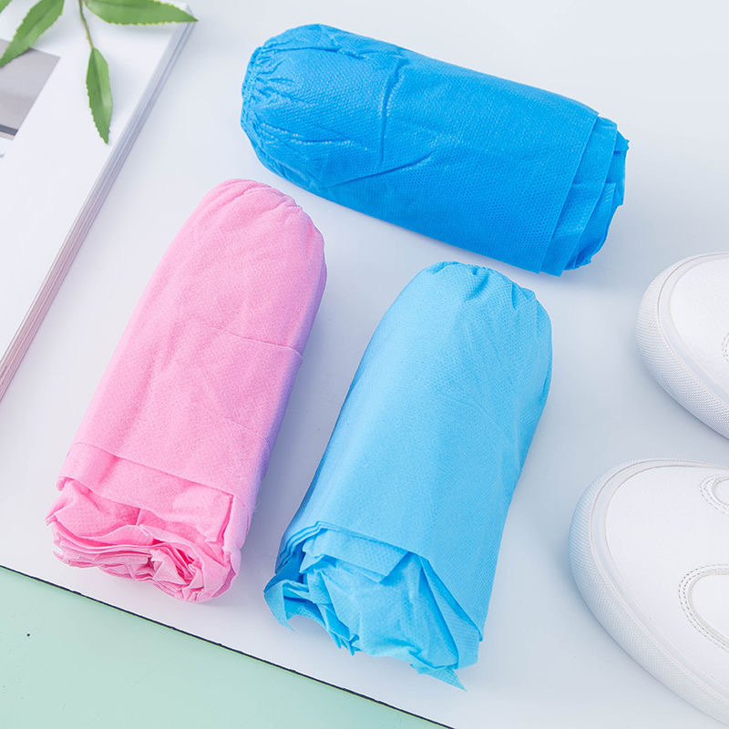Picture of Non-woven shoe covers wholesale household dust-proof non-slip wear-resistant breathable machine room factory Special wholesale non-woven shoe covers