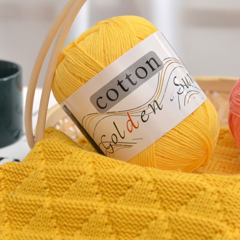 cotton yarn cotton thread baby thread cotton xinjiang cotton wool thread baby children hand-knitted diy crochet thread