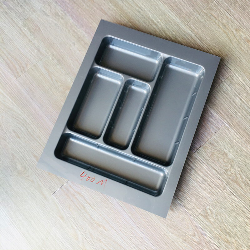 Manufacturer Processing Direct Sales Abs Cutlery Tray High-End Hotel Restaurant Plastic Cabinet Drawer Tray Cutlery Storage Box