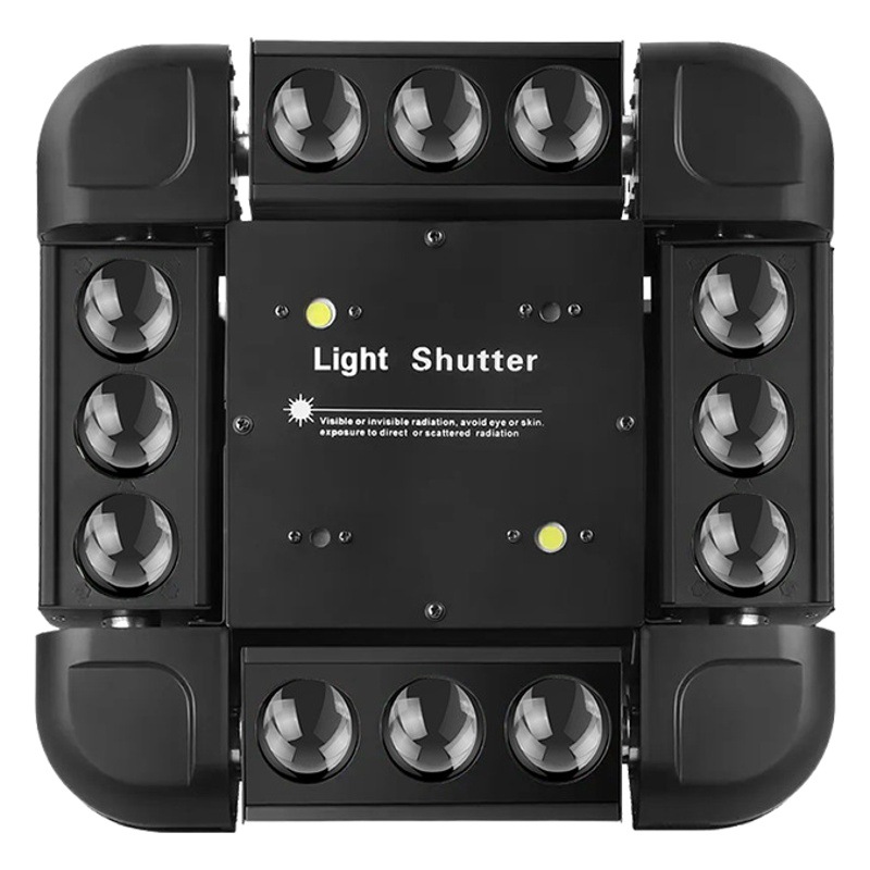 Patton 12 storm laser beam light KTV flash light three-in-one bar laser rotating shaking head beam light