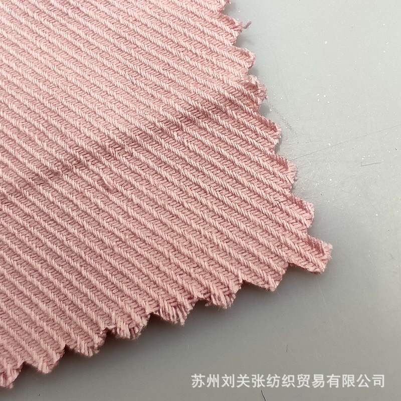 Coarse grain woven overalls fabric 16*16 cavalry oblique Sand Wash cotton fabric thick spot supply