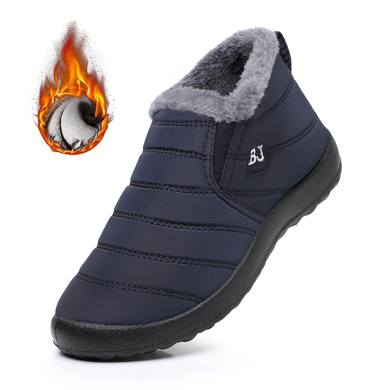 Picture of Cross-Border Dropshipping Cotton Shoes, Winter Snow Boots, Fleece-Lined Thick Cotton Boots, Ultra-Light Warm Casual Walking Shoes, Lightweight and Warm