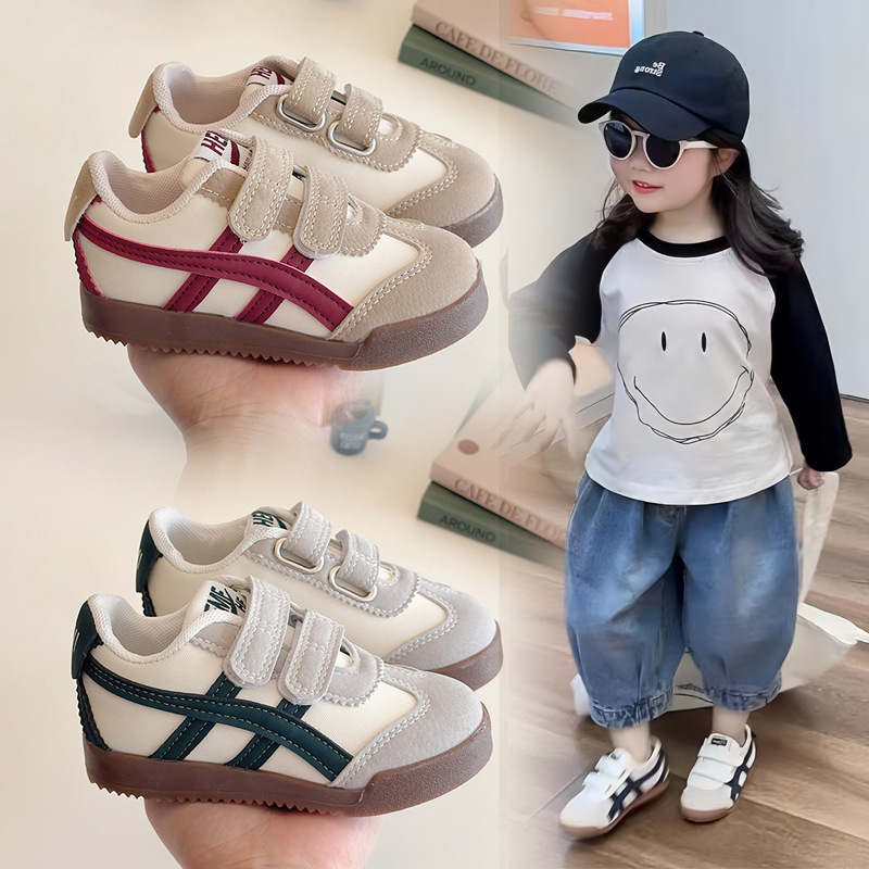 Children's Forrest Gump Shoes Boys Spring and Autumn Breathable Boys' Baby Soft Sole Non-slip Single-layer Shoes Girls' Shoes sneaker 1-6-Years Old