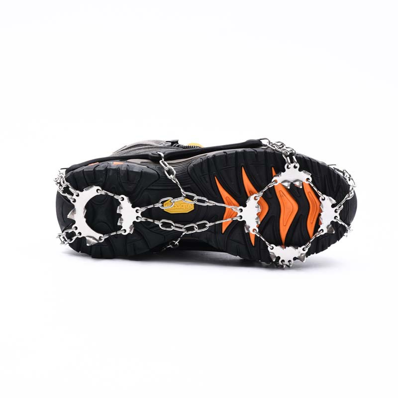 Picture of SOURCE Factory 24 teeth outdoor ice snow non-slip crampons 201 stainless steel welding non-slip shoe cover ice grip
