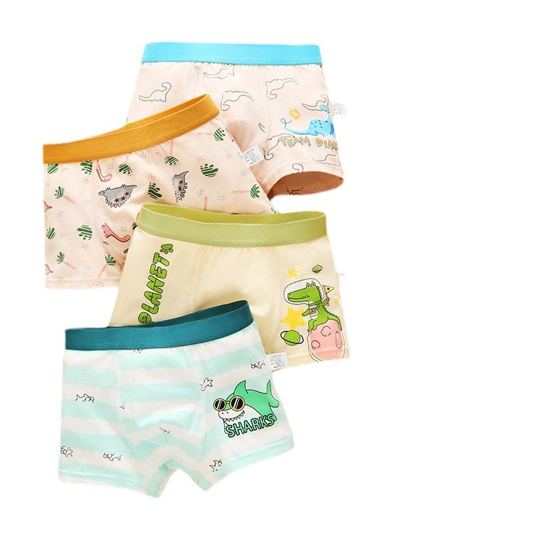 Picture of Children's Underwear Boys' Pure Cotton Boxer Shorts Boys Baby Children's Underwear Summer