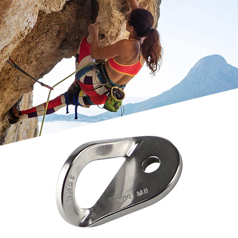 Picture of 304 stainless steel rock nail expansion nail hanging piece cave rock nail determination point mobile outdoor rock climbing protection station anchor point