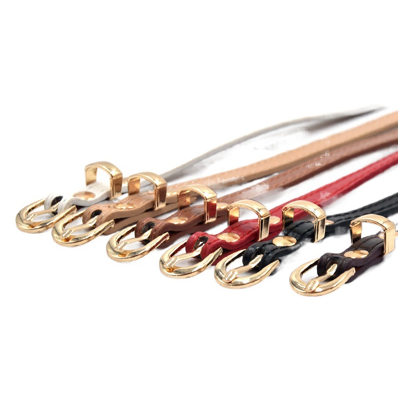 Spring and Summer new children's thin belt fashionable simple all-match dress matching clothing belt straw hat small belt