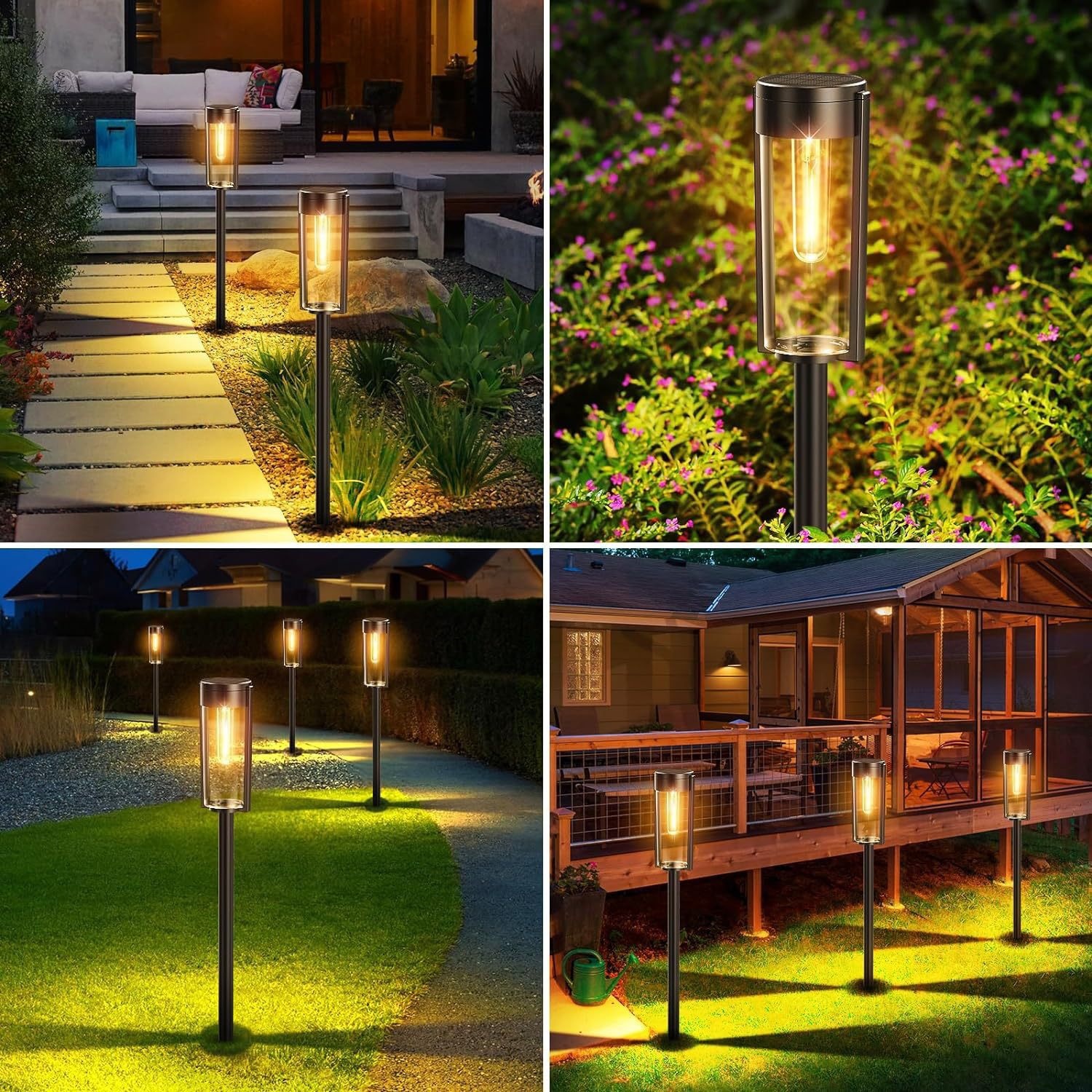 Picture of Solar Lawn Light Cash Outdoor Decorative Garden Light led Solar Garden Light Grass Garden Landscape Light