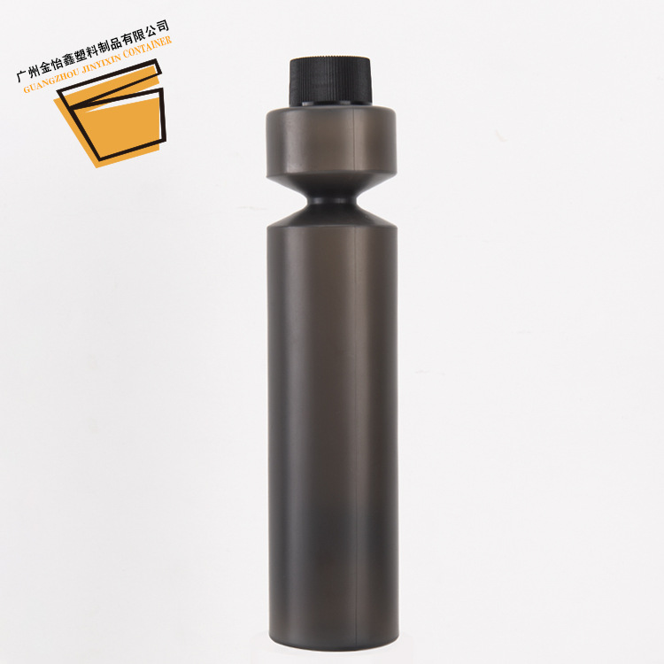 HDPE300ml Car Cleaning Care Bottle Glass Water Gourd Bottle Old Pointed Mouth Flat Shoulder Bottle Reinforced Rubber Bottle