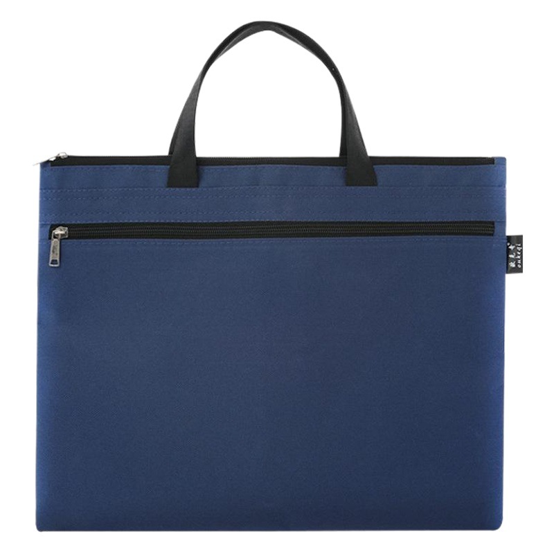 Document bag a4 Oxford cloth portable document bag male canvas student information bag conference bag briefcase custom logo