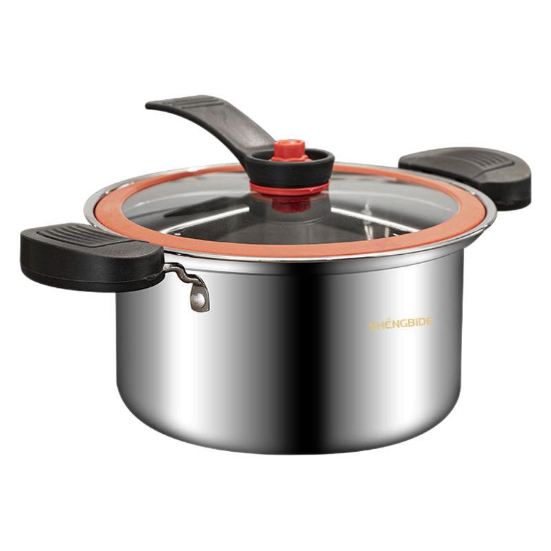 Picture of Korean-style Micro-pressure Pot Household Kitchen Multi-functional Stew Pot Stew Meat Porridge Soup Pot Binaural Cuisine Pressure Soup Pot