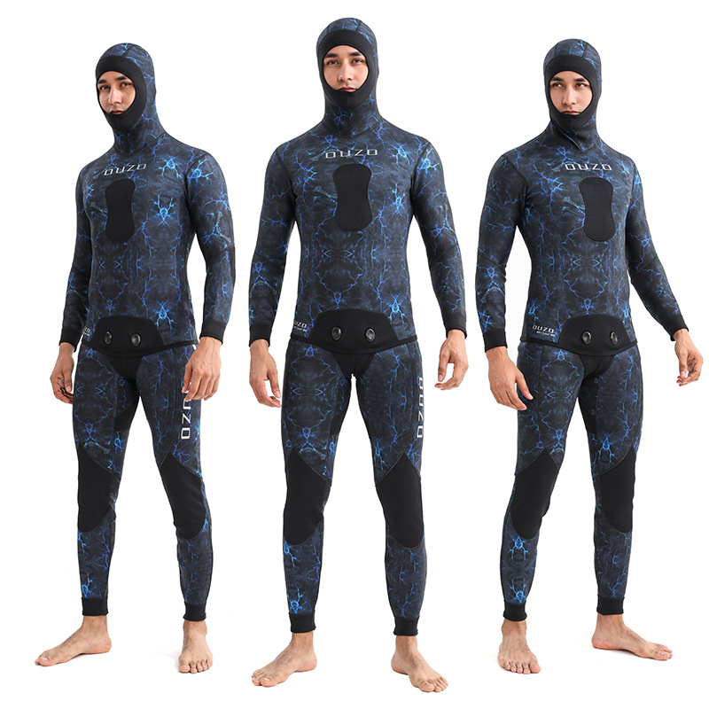 1.5mm Diving Suit Cold-proof Warm-keeping Split Winter Swimsuit Camouflage Fish Hunting Suit Free Diving Surfer Suit