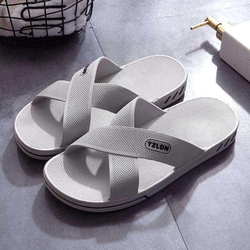 Picture of Lidani Middle-aged and Elderly Non-slip Slippers Men's Summer Indoor Home Bathroom Bath 48 plus size Sandals Women
