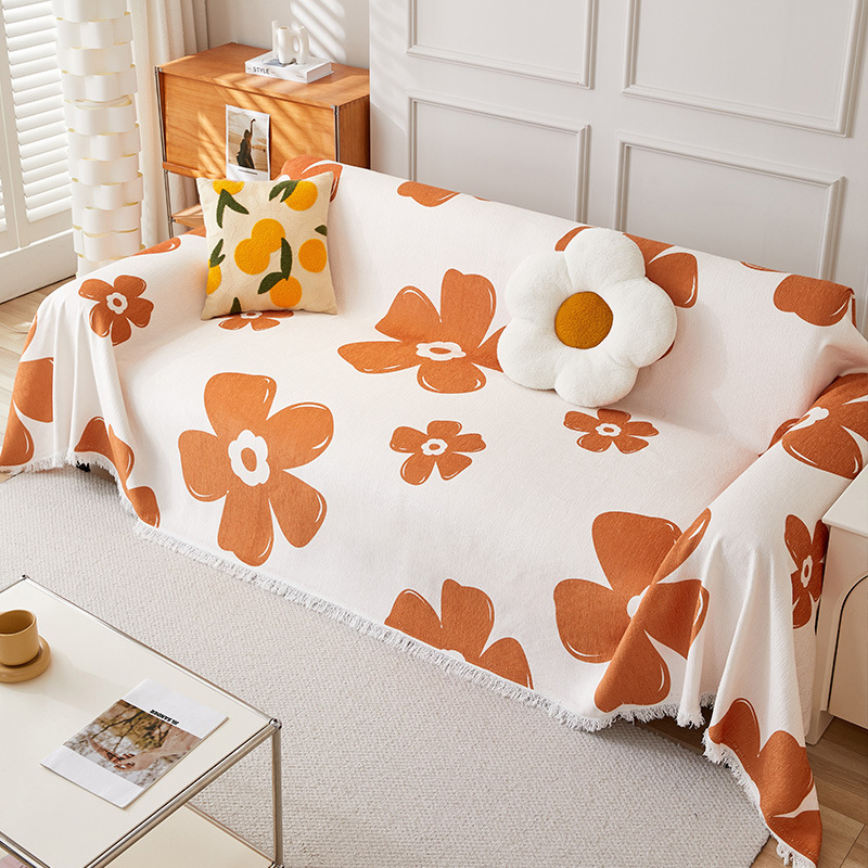 Picture of Sofa Cover Internet Popular Ins Sofa Cushion Cover Towel Anti-Cat Scratch Four Seasons Universal Sofa Cover Multi-Functional Non-Slip Cover Blanket